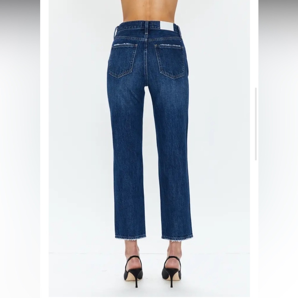 Pistola Women's Straight Leg Jeans - Dark Blue - Picture 2 of 16